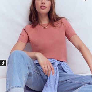 Boden Soft Pink Short Sleeve Tee